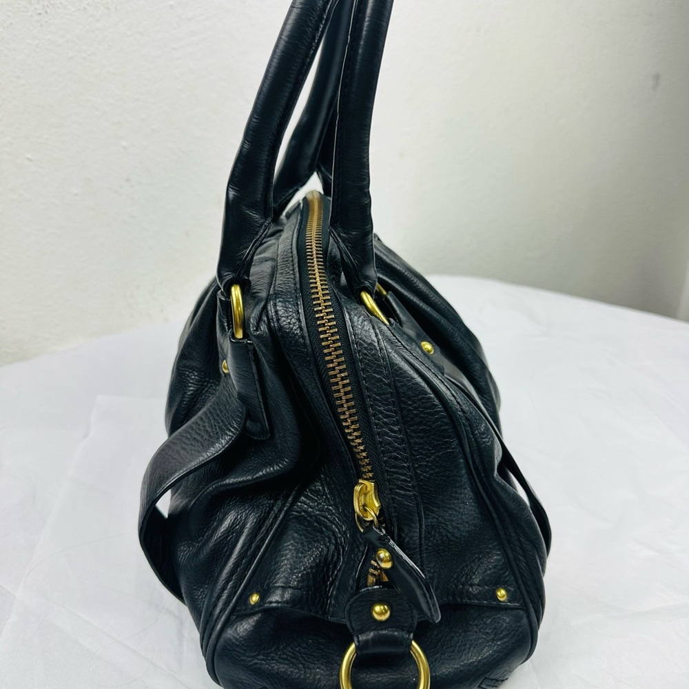 Banana Republic Black Leather Satchel - Picture 5 of 7